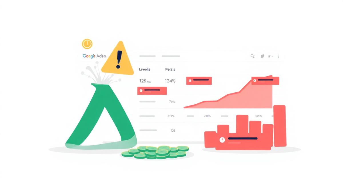 15 Common Google Ads Mistakes That Waste Budget — featured illustration for the Optimization article on NexGrowthPPC