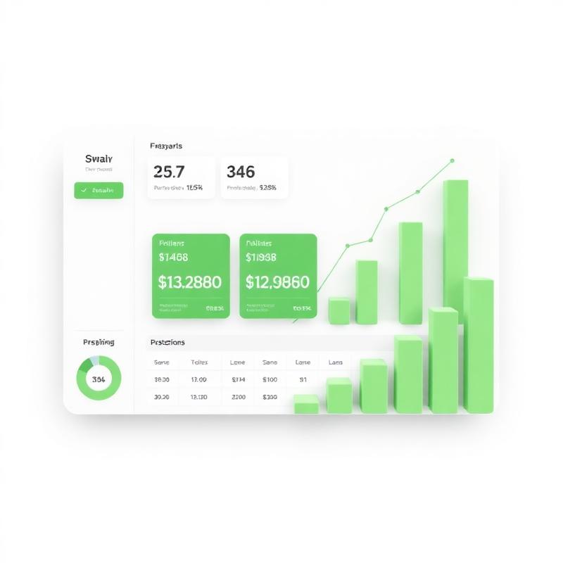Performance reporting sample — Cost per lead, spend and conversions in one view.