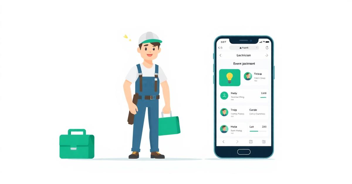 Google Ads for Electricians: Fill Your Schedule Every Week — featured illustration for the Home Services article on NexGrowthPPC