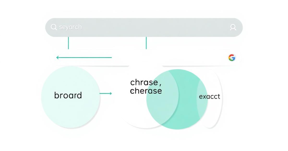 Google Ads Keyword Match Types Explained (2026 Edition) — featured illustration for the Google Ads article on NexGrowthPPC